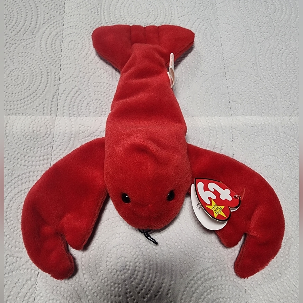 TY Beanie Baby Pinchers 1993 MINT Style 4026 Collection Beanie Babies Lobster